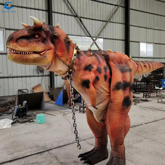 Ccdc05 Real Size Adult Walking Carnotaurus Dinosaur Costume for Theme Park